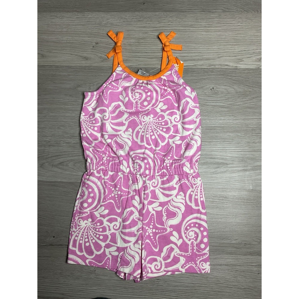 NWT NEW GYMBOREE BRIGHT & Pink WHITE SEA SHELL ROMPER SIZE‎ 6